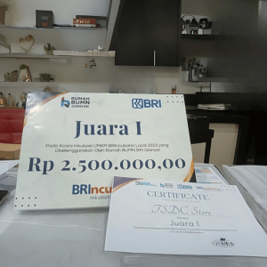 Juara 1 Inkubator Bisnis oleh Rumah BUMN Gianyar